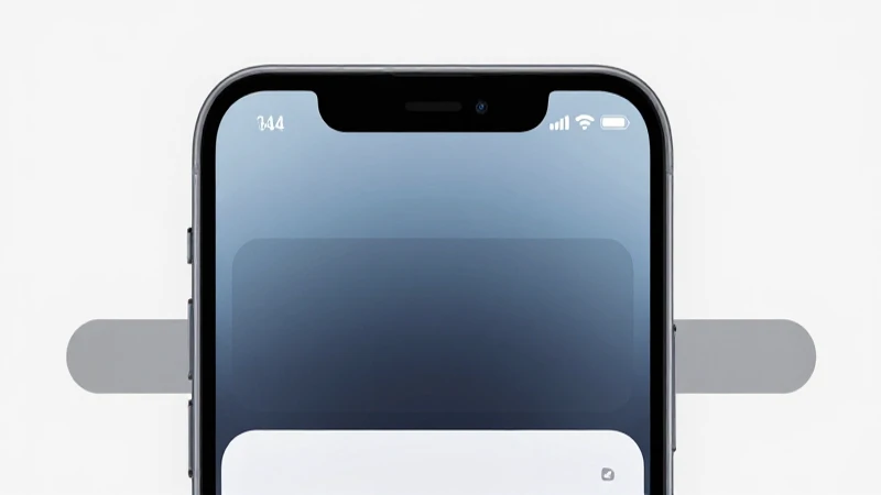 Foto elegante del iPhone con fondo limpio