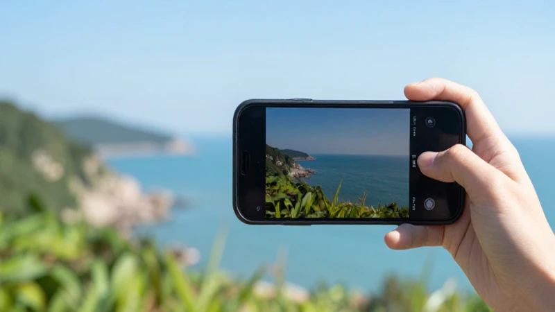 Guía Completa sobre APN Isle of Man Manx Telecomm 4G SETTINGS PAYG 5 Celular en paisaje costero soleado y colorido