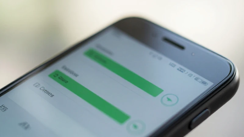 Primer plano suave de un móvil Android