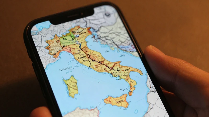 Pantalla italiana con iluminación cinematográfica cálida