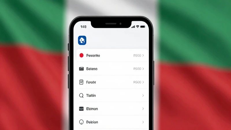 Teléfono inteligente mostrando ajustes difuminados
