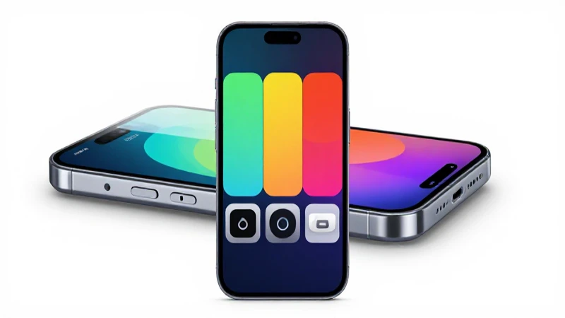 Teléfono móvil con señal e iluminación brillante