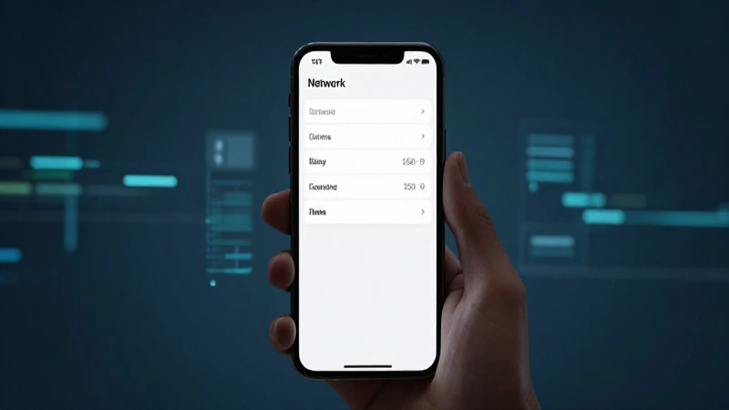 Pantalla con ajustes, datos y luz suave