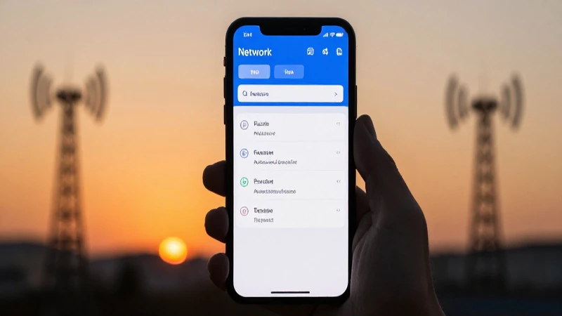 Smartphone, redes celulares, luz cálida cinematográfica