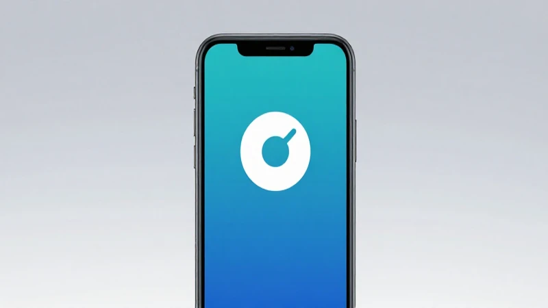 Teléfono Android limpio con fondo difuso