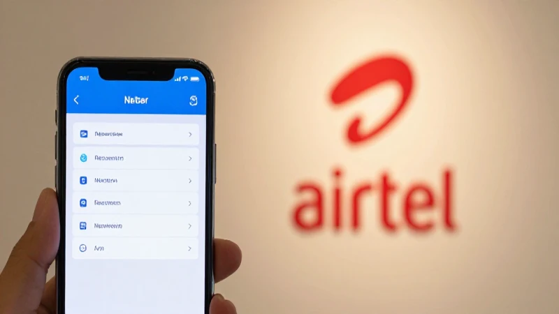 Smartphone muestra ajustes de red sin detalles