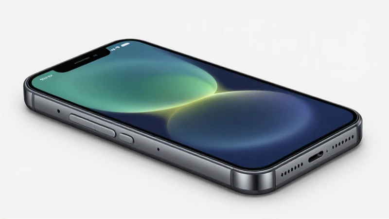 Smartphone Android moderno con señal vibrante