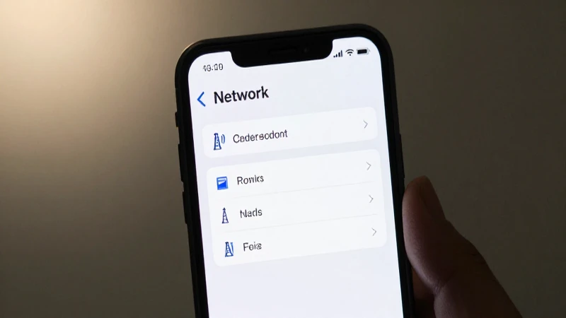 Teléfono muestra ajustes con silueta celular