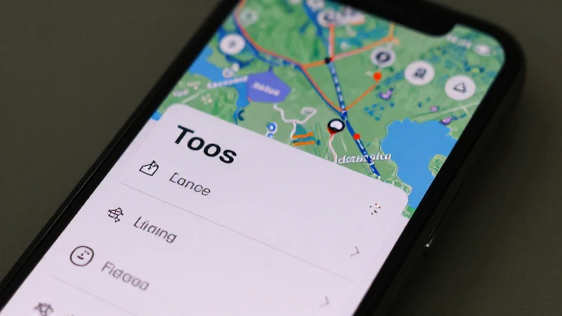 Pantalla de ajustes con mapa de Laos