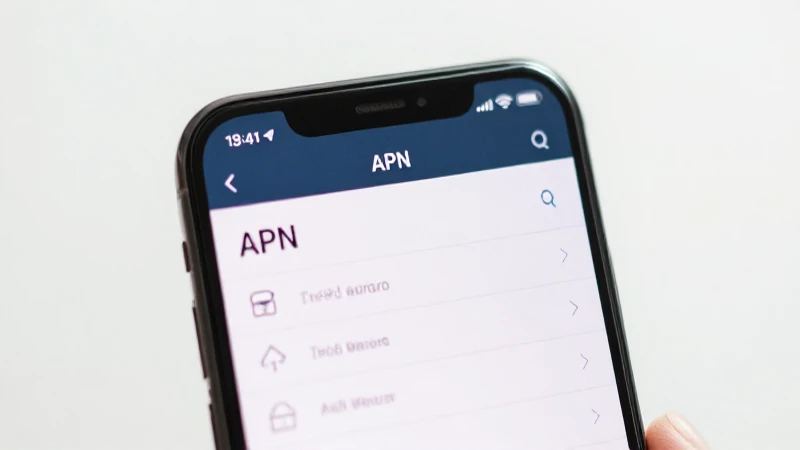 Captura cercana de ajustes APN Android