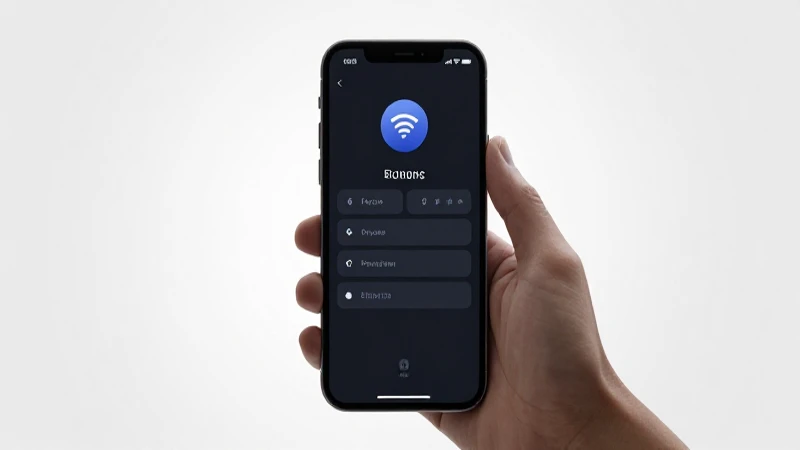 Teléfono muestra ajustes con icono móvil