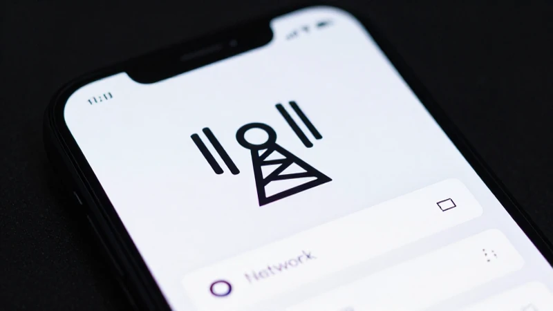 Teléfono muestra ajustes de red celular