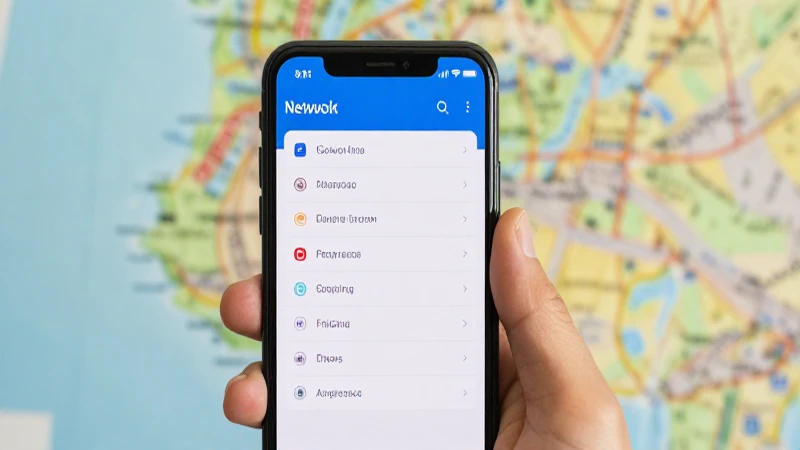 Complete Guía Sobre APN Lycamobile en Portugal: Todo lo Que Debes Saber 5 Smartphone con mapa portugués, luz cálida