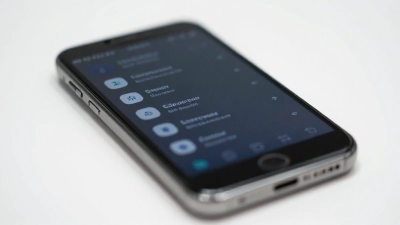 Guía Completa de Configuración APN para Celcom en Android 5 Primer plano difuminado de teléfono Android