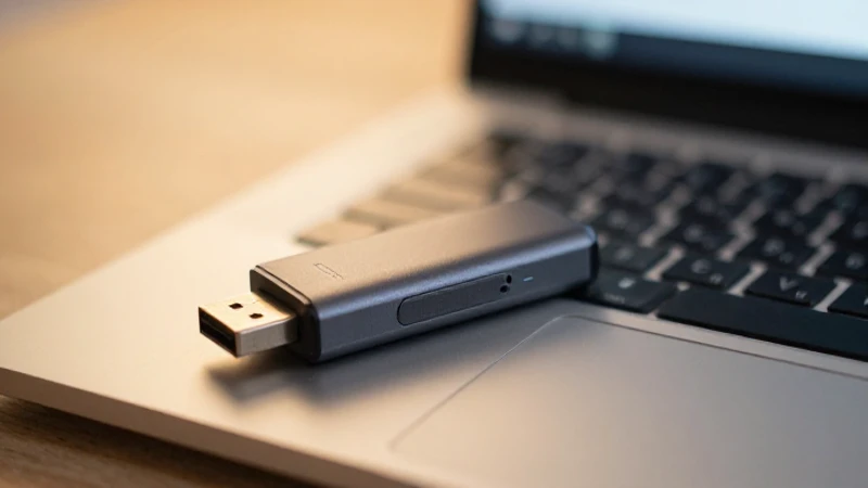 Adaptador USB, pantalla cálida enfocada cercanamente