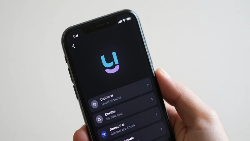 Teléfono muestra configuración con suave brillo