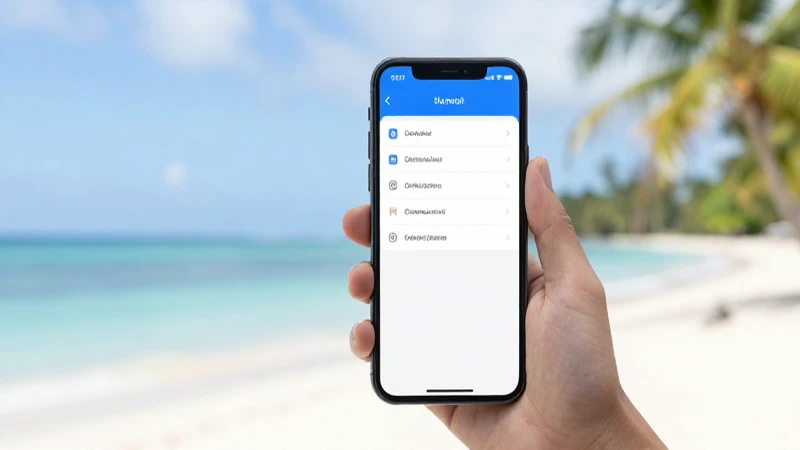 Completando la Configuración: APN Marshall Islands NTA APN Settings 4 Teléfono muestra ajustes con fondo isleño