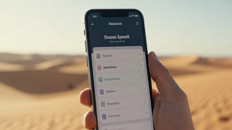 Teléfono muestra ajustes con paisaje cálido