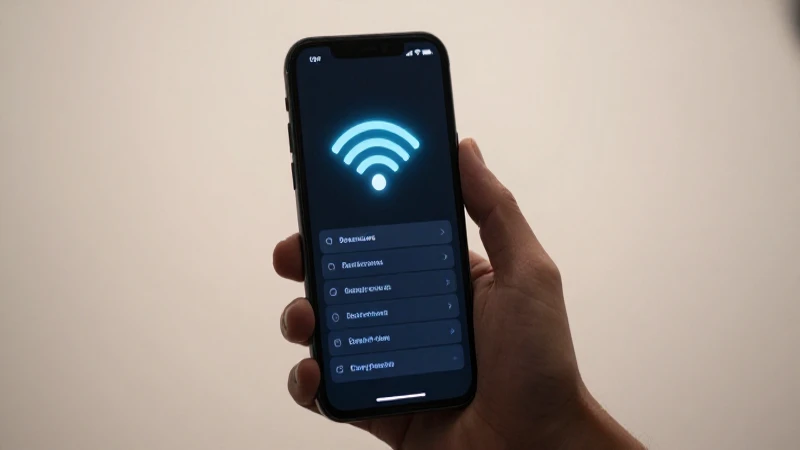 Pantalla de ajustes con señal brillante