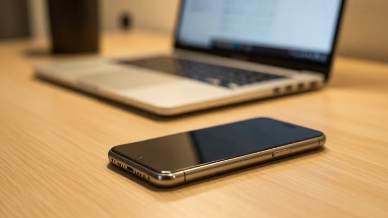 Smartphone sobre la mesa con luz cálida