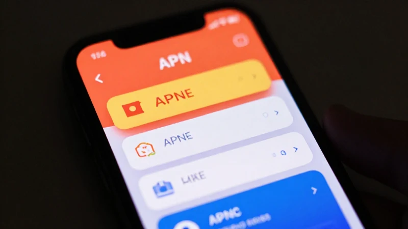 Pantalla móvil muestra ajustes vibrantes al detalle