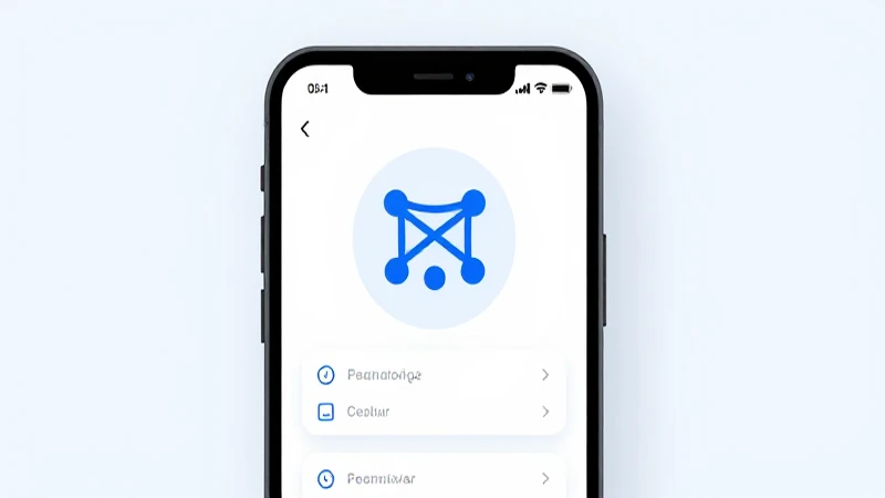Pantalla con ajustes y conexión móvil