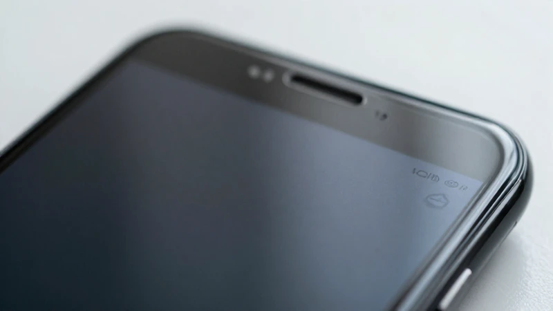 Cercano móvil Android, señal suave y difusa