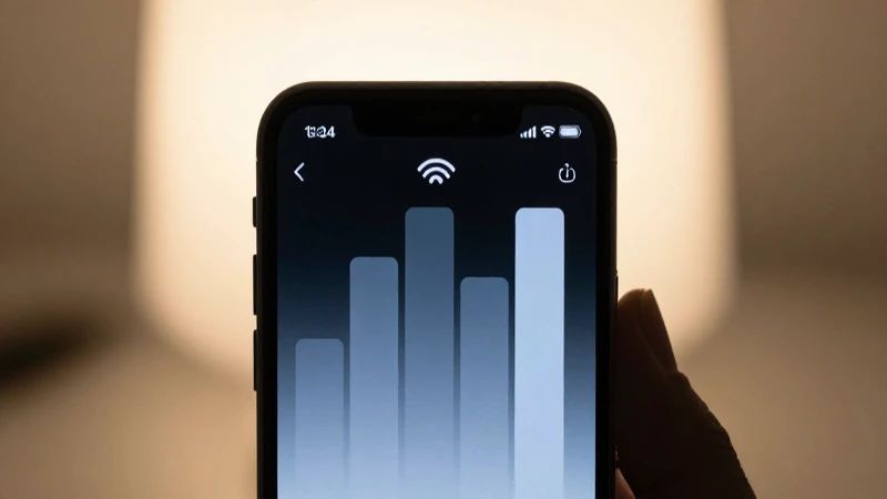 Pantalla iluminada con buena señal interior