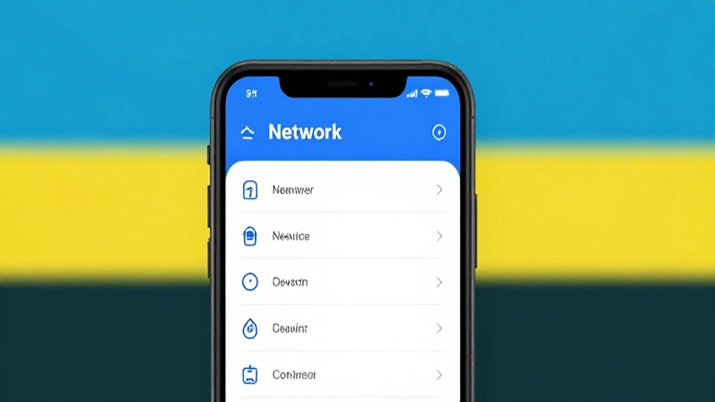 Smartphone con ajustes, fondo ruandés, luz suave