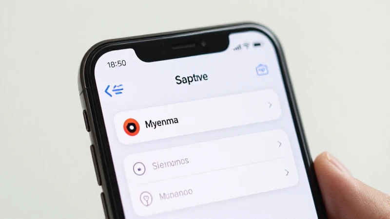 Smartphone muestra ajustes con conexión Ooredoo