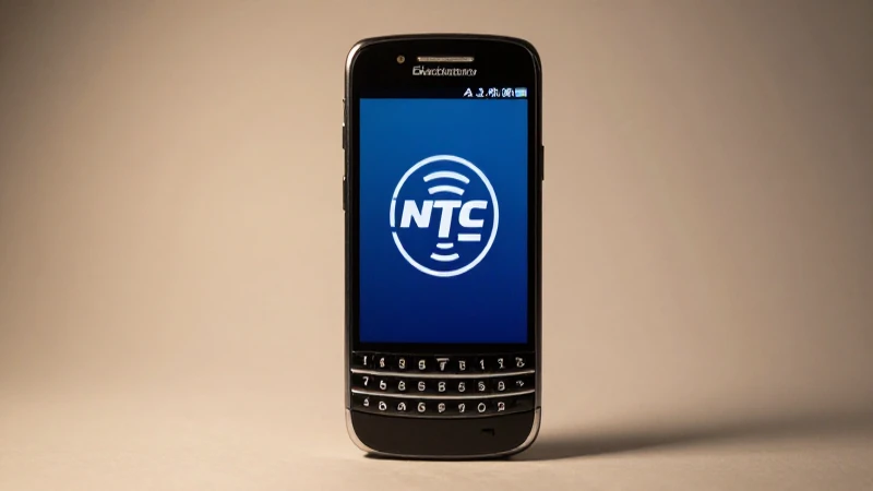 Guía Completa de Configuración APN de NTC para BlackBerry 4 Smartphone negro iluminado con poca profundidad