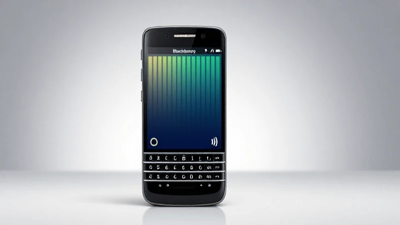 Guía Completa de Configuración APN de NTC para BlackBerry 3 Smartphone negro con luz suave y limpio