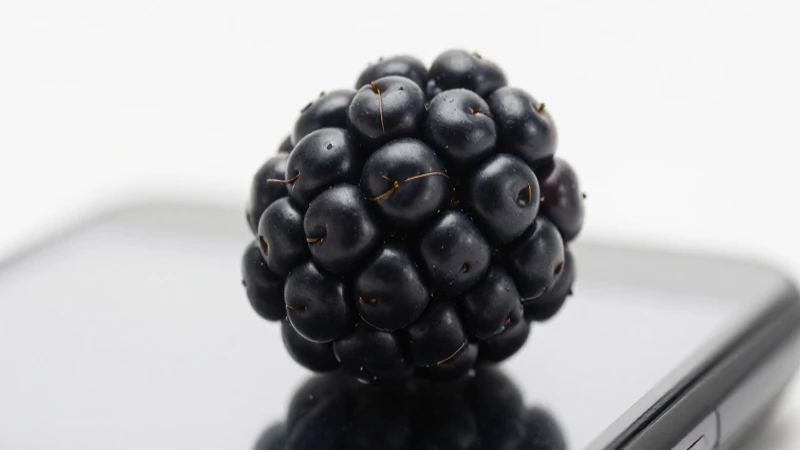 Comprehensive Guide to APN Settings for T-Mobile NL Blackberry 3 Primer plano suave del Blackberry en T-Mobile