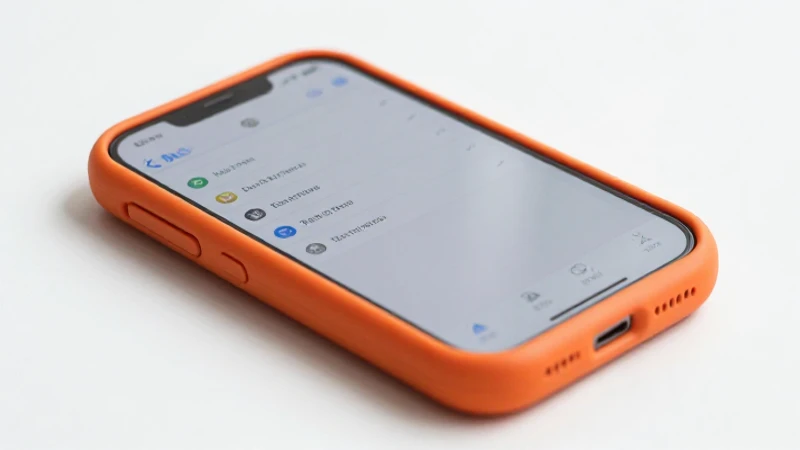 Smartphone con ajustes de red, fondo suave