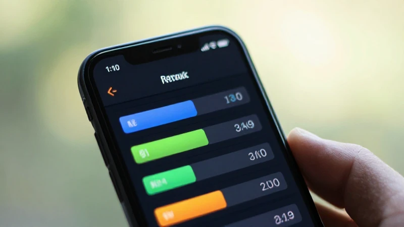 Smartphone muestra buena señal con fondo difuminado