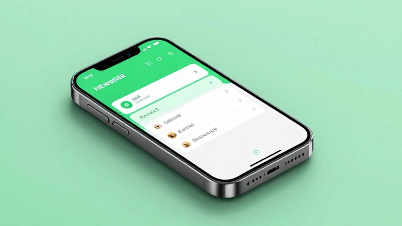 Teléfono muestra ajustes; verde suave e iluminado
