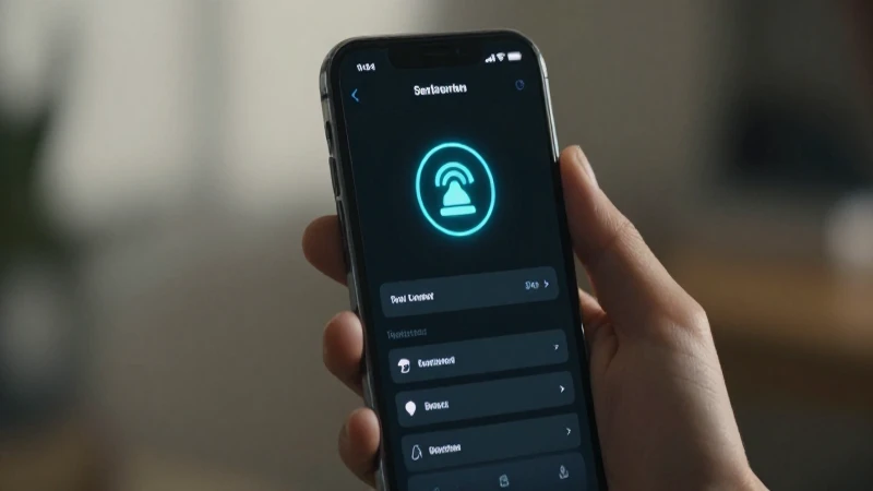 Smartphone mostrando ajustes con luz cinematográfica