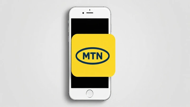 Fotografía de iPhone 6 con logo MTN