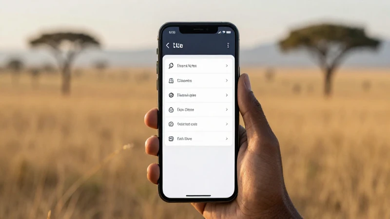 Celular muestra redes en sabana cálida