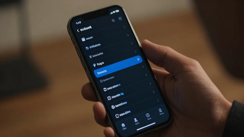 Teléfono inteligente mostrando ajustes y redes