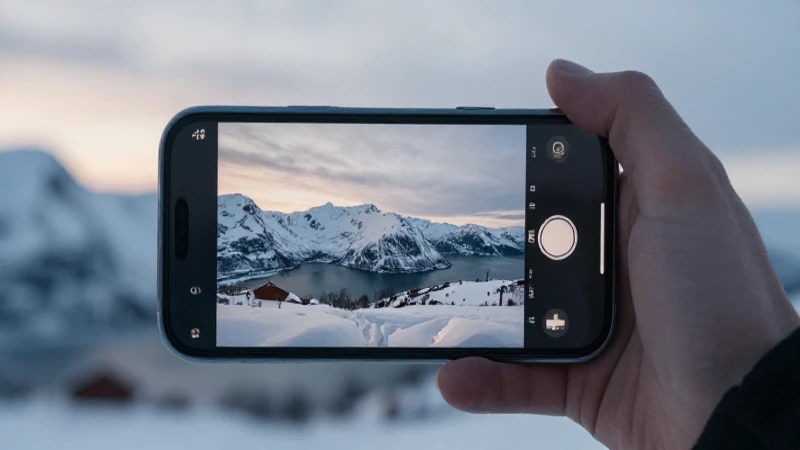 Comprehensive Guide to APN Norway Telenor No Blackberry 3 Celular en paisaje nevado y suave luz