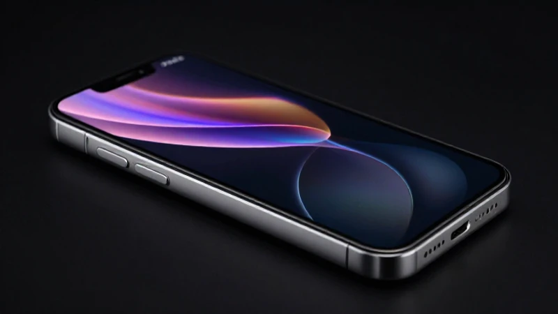 Teléfono elegante, datos efímeros e iluminación dinámica