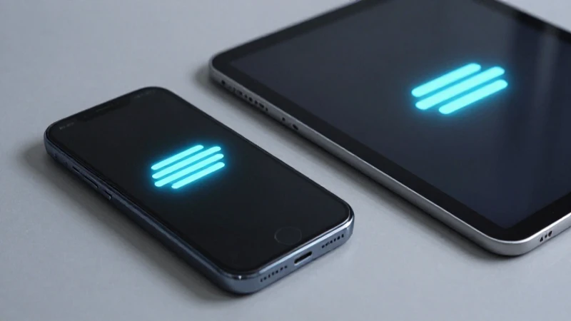Tecnología moderna en enfoque suave y brillante