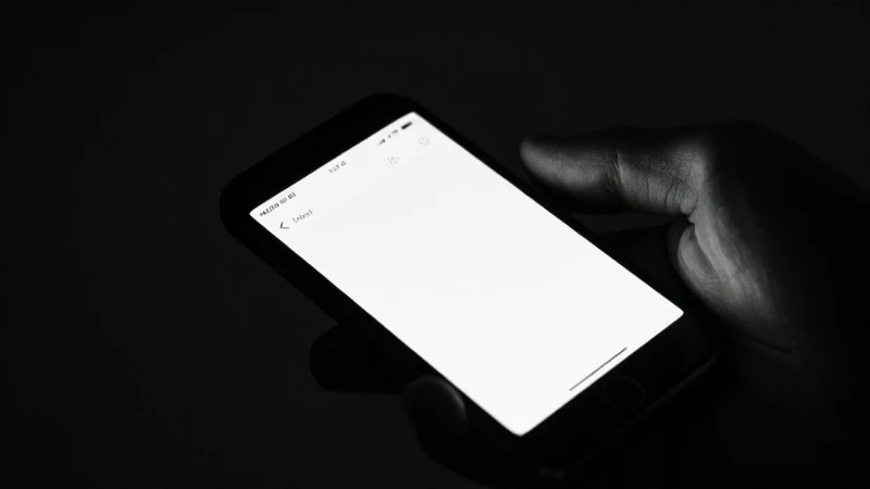 Teléfono móvil con señal, blanco y negro