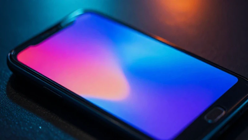 Complete Guide to APN NZ Spark 4G Settings for Android Users 5 Smartphone Android, pantalla brillante, fondo desenfocado