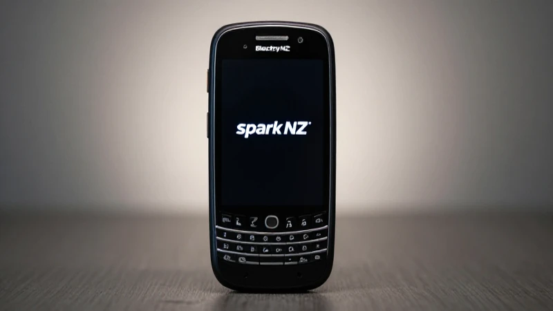Teléfono BlackBerry bajo luz suave y difusa