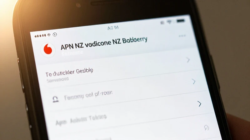Configuración APN para smartphones BlackBerry Vodafone