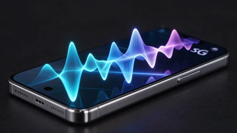 Teléfono elegante con enfoque nítido y moderno