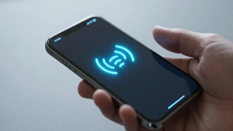 Pantalla brillante con señal celular suave