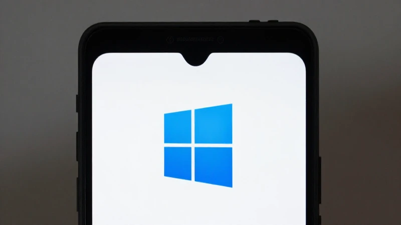 Pantalla Windows Phone con icono de Mobilink
